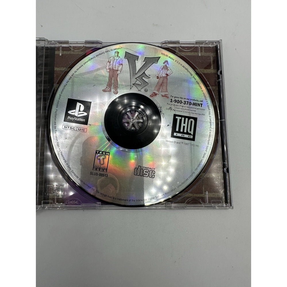 Vs. (Sony‎ PlayStation 1, 1997) PS1 UnTESTED (Disc only) verus very rare